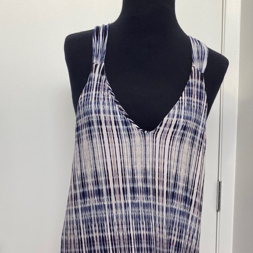 Floor Length Summer Dress, made by ARTISAN NY, size  L, Rayon and Spandex